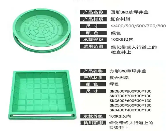 加乐镇树脂复合种植井盖展示